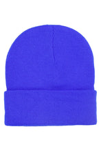 Load image into Gallery viewer, Adults Classic Solid Acrylic Cuffed Beanie
