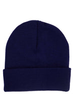 Load image into Gallery viewer, Adults Classic Solid Acrylic Cuffed Beanie