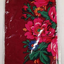 Load image into Gallery viewer, 30″ Square Scarf
100% Acrylic
floral Border Patte