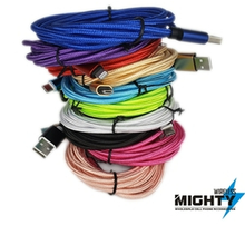 Load image into Gallery viewer, 6FT Fabric Micro USB Cable Mighty