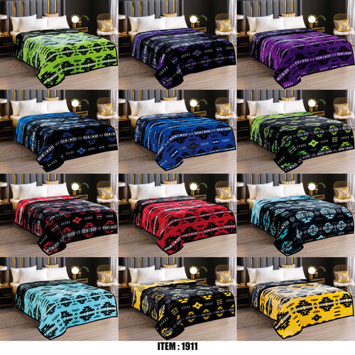 Black Neon Collection Cloud Reversible Twin/Full