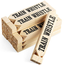Load image into Gallery viewer, Wooden Train Whistle Kids Toy Christmas