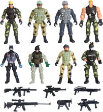 Load image into Gallery viewer, 8-Pack Elite Force Marine Toy Soldiers