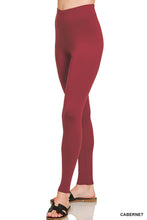 Load image into Gallery viewer, ',...._Premium Microfiber Full Length Leggings: BLACK-156486 / M