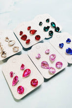 Load image into Gallery viewer, 3 Pair Multi Stud Earrings Set