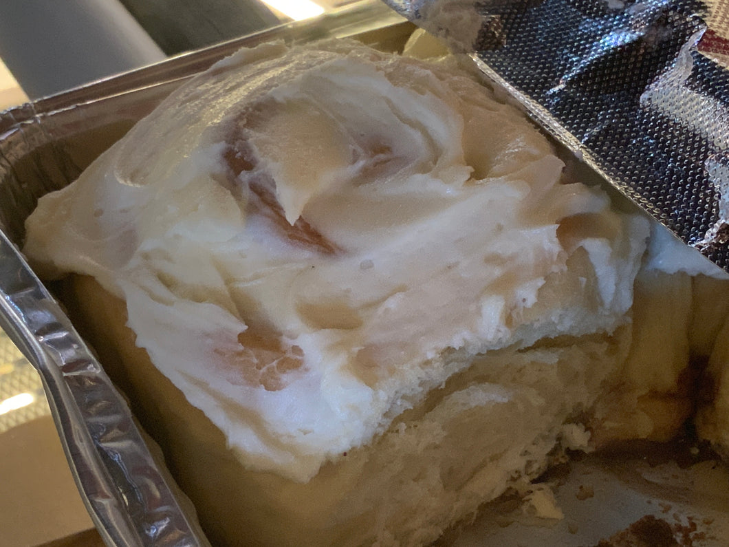 Large Frosted Cinnamon Rolls