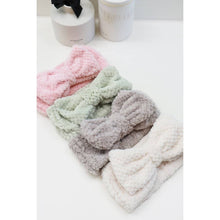 Load image into Gallery viewer, Waffle Texture Premium Bow Spa Headband: MIX COLOR