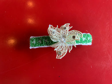 Beaded Barrette