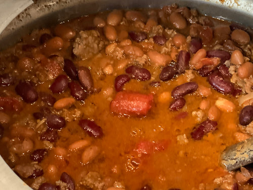 Bison Chili with Frybread