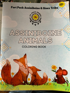 Assiniboine Animals Coloring Book