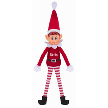Load image into Gallery viewer, Elves Behavin’ Badly 12" Vinyl Face Elf Dolls in Display