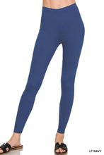 Load image into Gallery viewer, ',...._Premium Microfiber Full Length Leggings: BLACK-156486 / XL