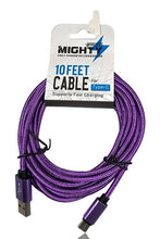 Load image into Gallery viewer, Solid Fabric Type-C Cable Wholesale 10ft