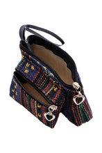 Load image into Gallery viewer, Navajo Baja Tribal Double Zipper Coin Purse Pouch