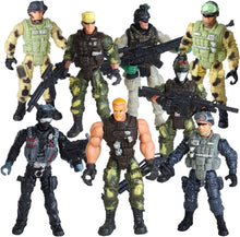 Load image into Gallery viewer, 8-Pack Elite Force Marine Toy Soldiers