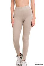 Load image into Gallery viewer, ',...._Premium Microfiber Full Length Leggings: BLACK-156486 / XL