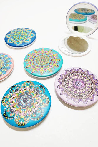 Mandala Pattern Compact Mirror