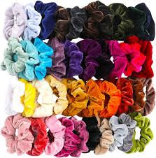 Assorted Colorful Scrunchies