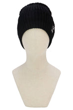 Load image into Gallery viewer, Chenille Fleece Lined Knitted Cuffed Beanie: ASSORTED / ONE SIZE