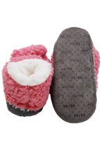 Load image into Gallery viewer, Youths Fuzzy Shearling Moccasin Slipper Boots: ASSORTED / ASSORTED