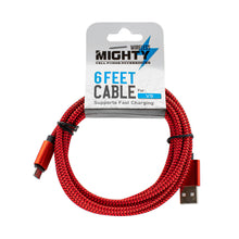 Load image into Gallery viewer, 6FT Fabric Micro USB Cable Mighty