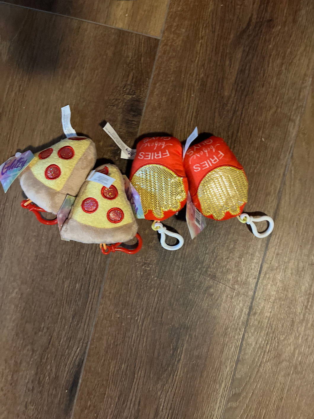 Glittery Plush Clips