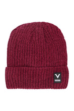 Load image into Gallery viewer, Chenille Fleece Lined Knitted Cuffed Beanie: ASSORTED / ONE SIZE