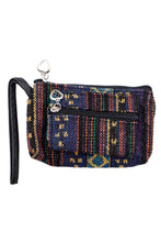 Load image into Gallery viewer, Navajo Baja Tribal Double Zipper Coin Purse Pouch