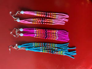 5” earrings by Stephanie Longhair