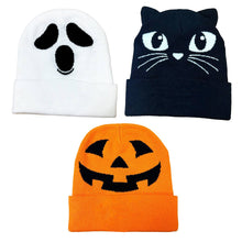 Load image into Gallery viewer, Halloween Knit Hat Beanie Assortment- 24/Pack: Closeout Price