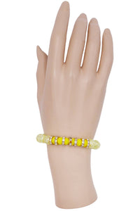 Bling Iridescent Gemstone Beaded Bracelet