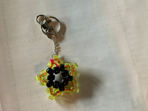 Pony Bead Keychain by Claire Weinberger