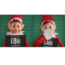 Load image into Gallery viewer, Elves Behavin’ Badly 12" Vinyl Face Elf Dolls in Display