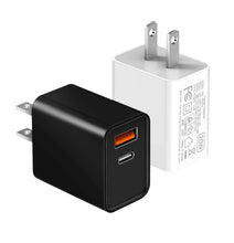Load image into Gallery viewer, PD + USB Wall Charger MW872: White