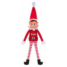 Load image into Gallery viewer, Elves Behavin’ Badly 12" Vinyl Face Elf Dolls in Display