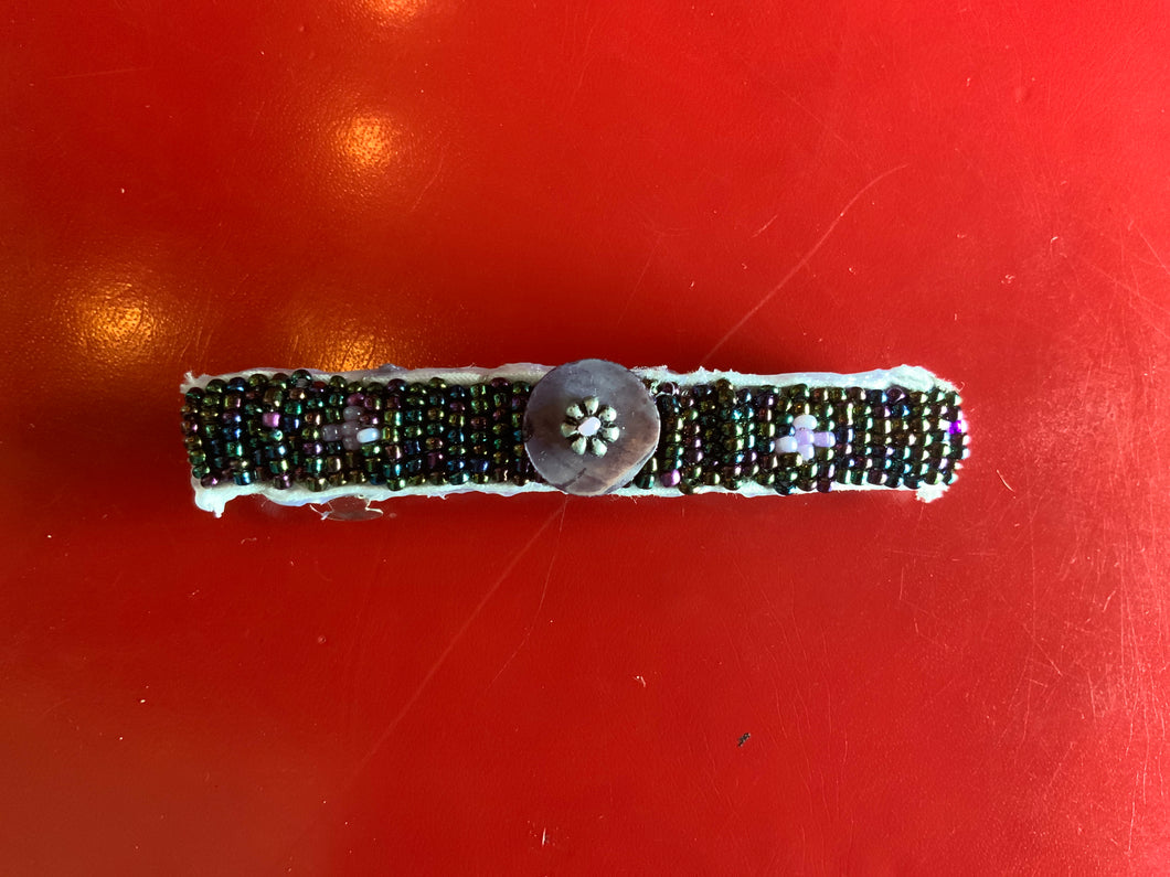 Beaded Barrette