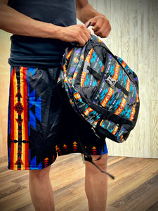 Native Print Backpack