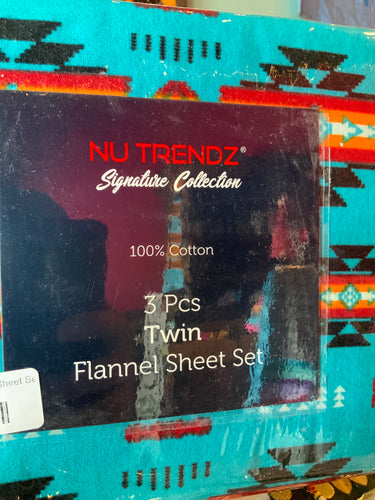 3 Piece Twin Flannel Sheet Set