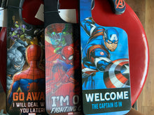Load image into Gallery viewer, Marvel superhero door handle sign