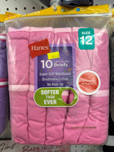 Load image into Gallery viewer, 10 pack girls tagless briefs