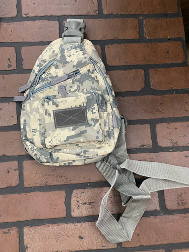 Military style shoulder bag (Green,white, and grey) (Copy) (