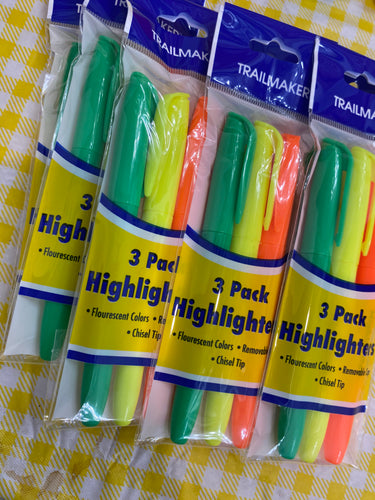 3 Pack Highlighter