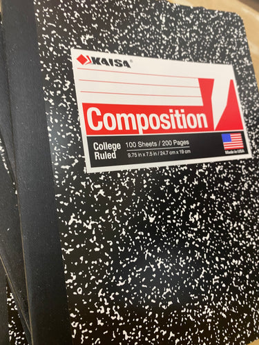 Composition notebook