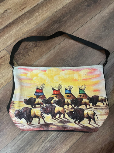 Native American shoulder bag