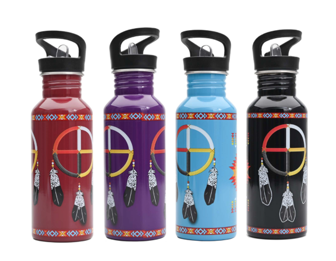 Medicine Wheel (2021), Stainless Steel Water BottleMedicine Wheel (2021), Stainless Steel Water Bottle
