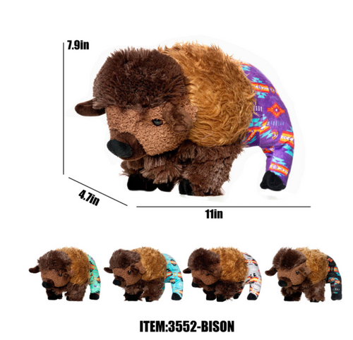 Large Bison Theme Plush Toy 16