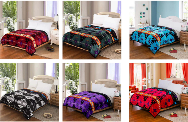 Design Queen Size Reversible Blanket