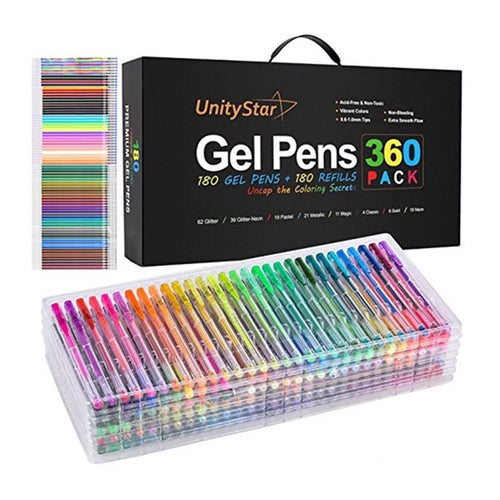 Gel Pens 360  Pack