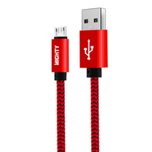 Load image into Gallery viewer, 6FT Fabric Micro USB Cable Mighty