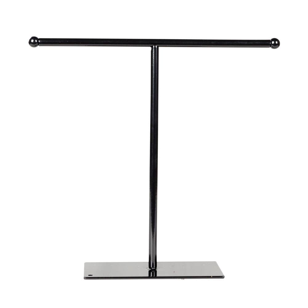 BLACK METAL NECKLACE DISPAY